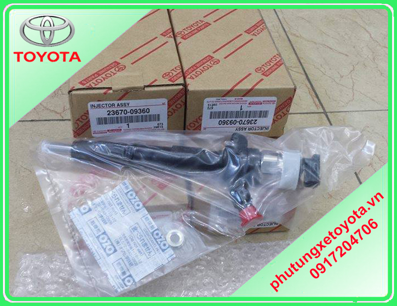 Béc phun nhiên liệu Toyota Fortuner 2015